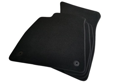 ALFOMBRILLAS DE FELPA PARA ALFA ROMEO 166 (1998-2007) NEGRO EXCLUSIVE  