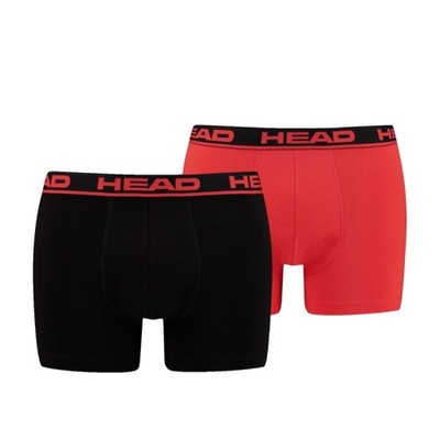 BOKSERKI HEAD BASIC BOXER 2P BLACK/RED COMBO L