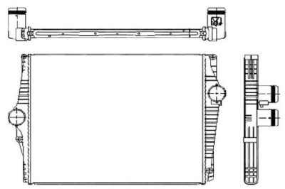 Nrf интеркулер volvo xc90 2.4d 02- фото №1