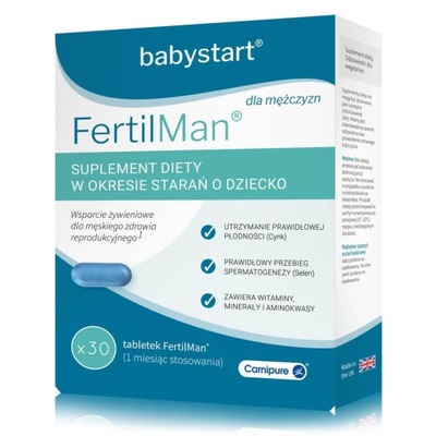 FertilMan suplement diety, 30 tabletek