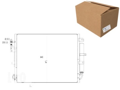 Конденсатор кондиціонера discovery iii 04- abakus фото №1