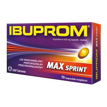 Ibuprom MAX Sprint 10 kapsułek