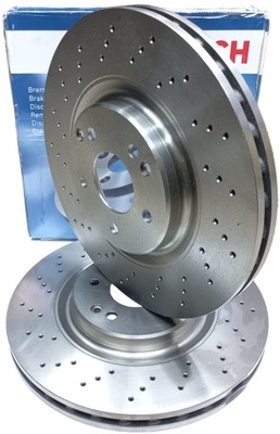 2x тормозные диски тормозные osi перед mercedes clk c209 c w203 slk r171 фото №1