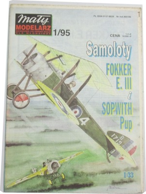 Mały modelarz 1 95 samolot Fokker