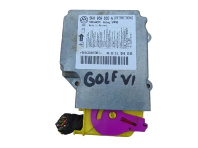 Датчик модуль подушка безпеки vw golf vi 5k0959655a фото №1