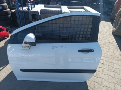 Дверь передние левая полный peugeot 308 t7 07-13 фото №1