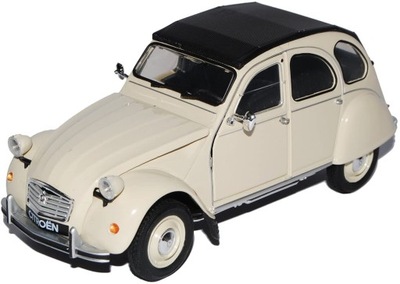 WELLY CITROEN 2CV BEŻOWY 1:24 NOWY METALOWY MODEL