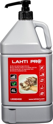 LAHTI PRO GEL PARA MYCIA RAK HAND CLEANER SPECIAL P401, 4L L9080400  