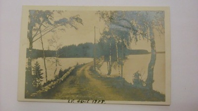 Pocztówka Rosja carska - Finlandia 1908 PUNKAHARJU