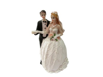 Figurki młodej pary figurka dekoracja stołu wesele