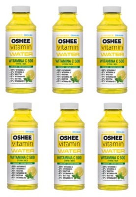 6x 555ml OSHEE Vitamin Water witamina C ZGRZEWKA