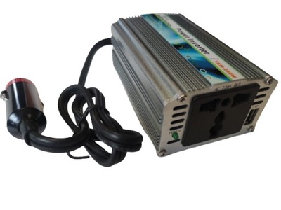 PRZETWORNICA SAMOCHODOWA 12V 230V 200W USB