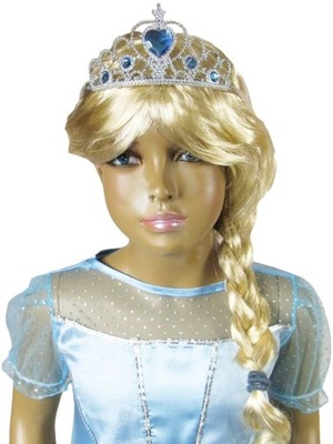 PERUKA BLOND WŁOSY BLONDYNKA FROZEN ELSA