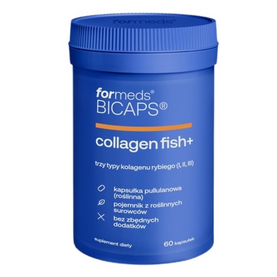 FORMEDS BICAPS COLLAGEN FISH+ KOLAGEN RYBY 60k KĹBY KOLENÁ ZRANENIA KOSTÍ