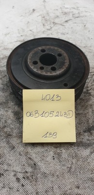 Шкив коленчатого вала 06b105243d audi vw фото №1