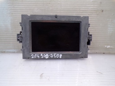 Экран дисплей радио mercedes w204 lift фото №1