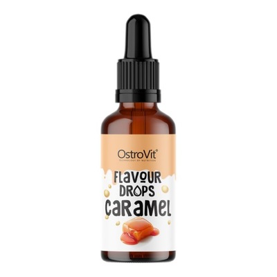 OstroVit Flavour Drops Aromat Karmelowy 30 ml BEZ CUKRU