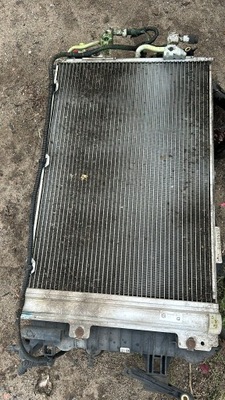 Радиатор вентилятор opel astra h 1.6 benz комплект фото №1