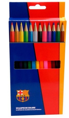 Kredki ołówkowe FC BARCELONA 12 kolorów