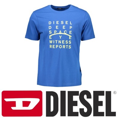 T-shirt koszulka męska DIESEL niebieska r. M