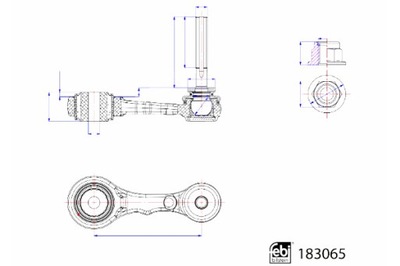 FEBI BILSTEIN VARILLA ALFA T GIULIA STELVIO 15- LE DERECHO CENTRAL  