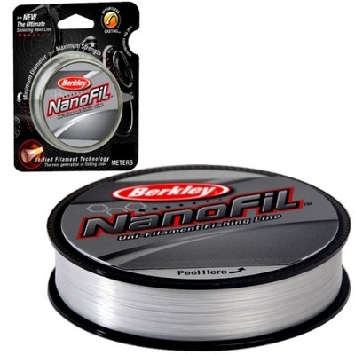 Berkley NanoFil Clear Mat 0,17mm 125m 9,723kg