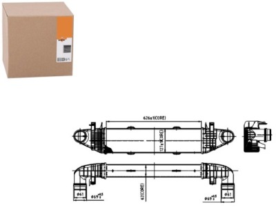 Интеркулер mercedes w204 w212 200cgi компрессор n фото №1