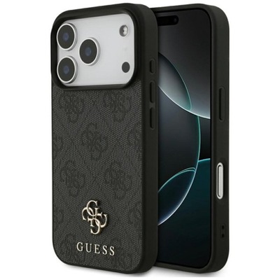 Guess 4G Small 4G and Classic MagSafe - Etui do iPhone 17 Pro (czarny)