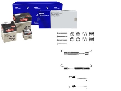 JUEGO DE MONTAJE ZAPATAS DE FRENADO DELPHI HAM 082  