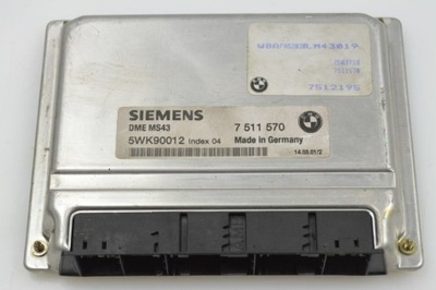 КОМП'ЮТЕР БЛОК УПРАВЛІННЯ ECU 7511570 BMW Z3 E36