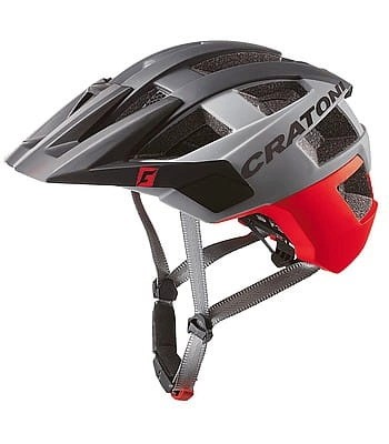 Kask rowerowy Cratoni AllSet Black/Red rozmiar M/L 58-61 cm