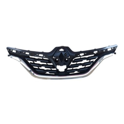 Решітка радіатора решітка радіатора + молдинг хром з хром бампер renault captur ii 2 2019-25 фото №1