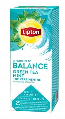 Herbata ZIELONA z MIĘTĄ Lipton 25 kopert