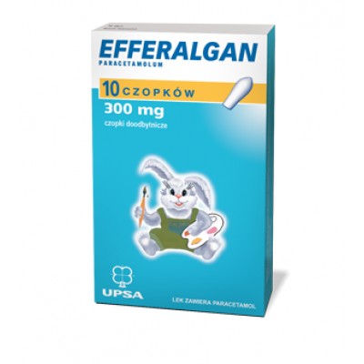Efferalgan 300 mg - 10 czopków