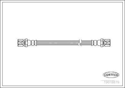 CABLE DE FRENADO FLEXIBLES OPEL OMEGA B 94-03 PARTE TRASERA  