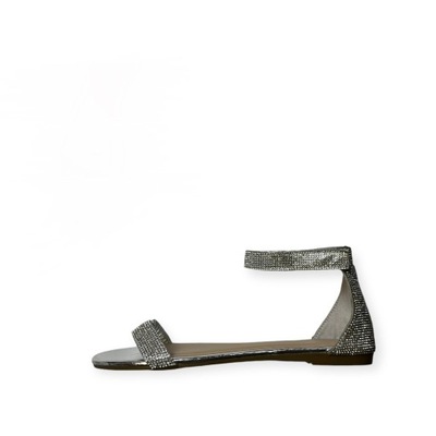 Sandały srebrne damskie BAMBOO 39