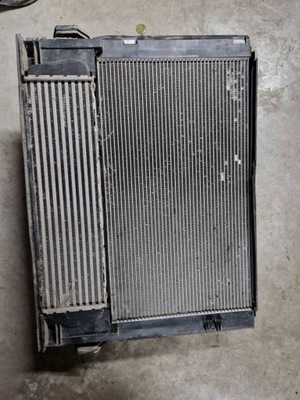 Комплект радиатор вентилятор bmw 3 lift фото №1