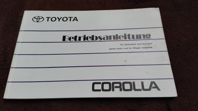 TOYOTA COROLLA MANUAL OBLUGI LIBRO 1992  