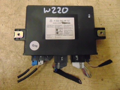 Модуль keyless go mercedes w220 s500 a0225459832 фото №1