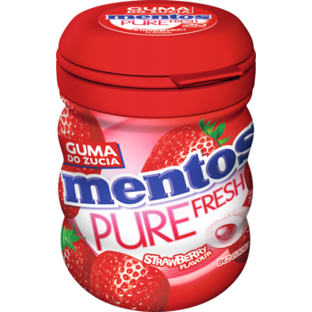 Mentos Pure Fresh guma do żucia Strawberry 60g