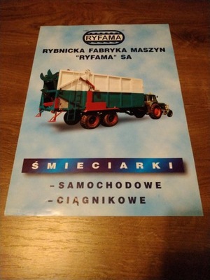 Ryfama śmieciarki samochodowe ciągnikowe traktor maszyny rolnicze