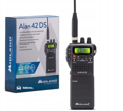 RADIO CB ALAN 42 DS RĘCZNIAK multi AM/FM ASQ