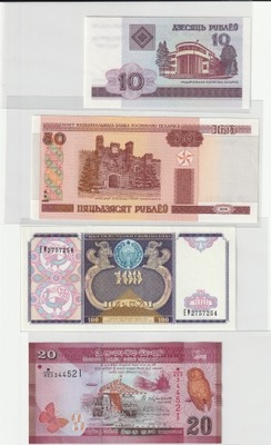 0626 - zestaw 10 sztuk Banknotów Świat