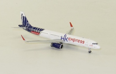 Model samolotu Airbus A321 HK Express 1:400 B-LEA