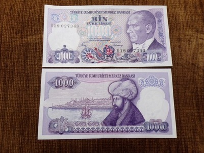 086-TURCJA 1000 LIRA UNC