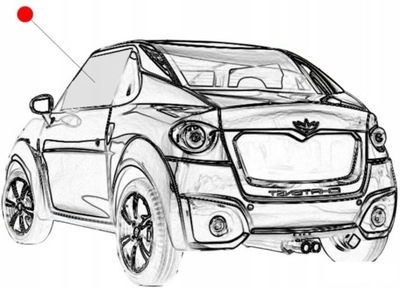 Скло ліва двері chatenet sportevo фото №1