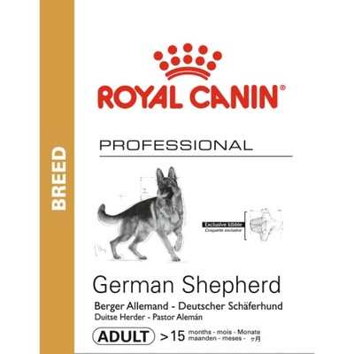 ROYAL CANIN GERMAN SHEPHERD ADULT 16 kg od 15 m-ca