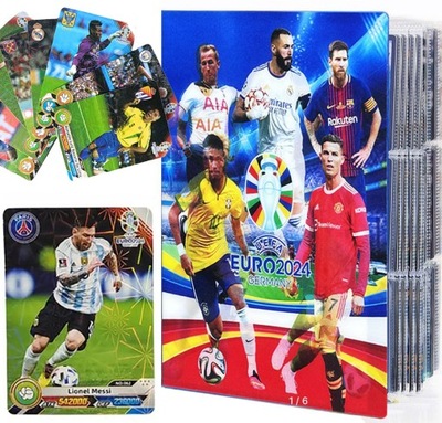 ALBUM NA 432 KARTY PIŁKARSKIE + 80 KART EURO 2024 GRATIS KLASER 3D WZORY