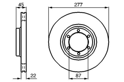 DISCO DE FRENADO BD553  