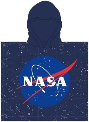 Ponczo dziecięce - ręcznik kąpielowy z kapturem NASA